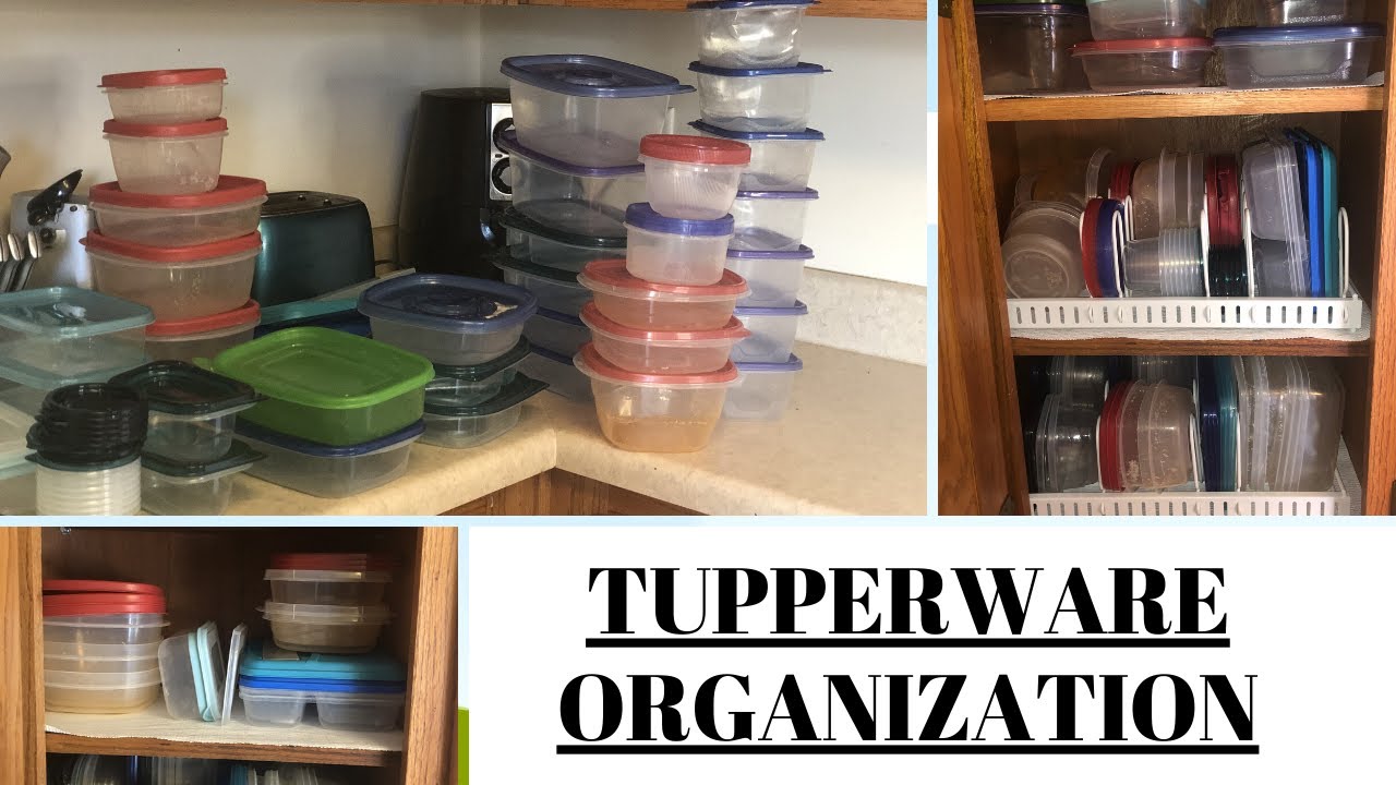 Easy Tupperware Organization! #tupperwareorganization