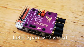Lefei Sparrow flightcontroller 1st test