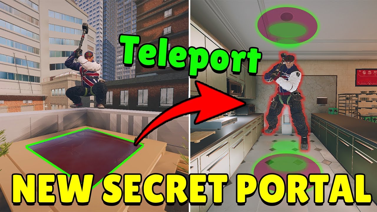 Bank Rooftop R6 Teleporting From Bank ROOF To SITE in 0.01 Seconds - Rainbow Six Siege ...