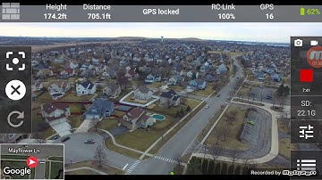 Vertical Studio View of P3P Flight 115 - tracking test 2