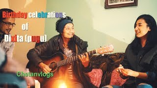 Miniatura del video "Dixita's birthday celebrating & Joke from Sister ||Rap battle at Garden Cafe"