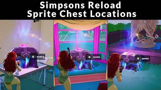 Sprite Chest Locations in Simpsons Reload Fortnite Map, Quickly Collect & Extract a John Wick Sprite