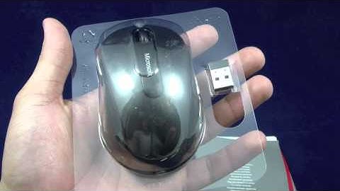 Microsoft Wireless Mobile 4000 Mouse Unboxing