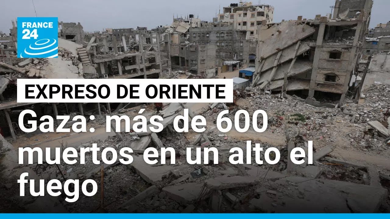 Más de 600 muertos desde el cese: Gaza sigue entre ataques, bloqueo y frío