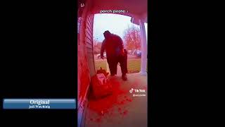 Exact Revenge on Porch Pirate Package Thieves With Powder Bomb...