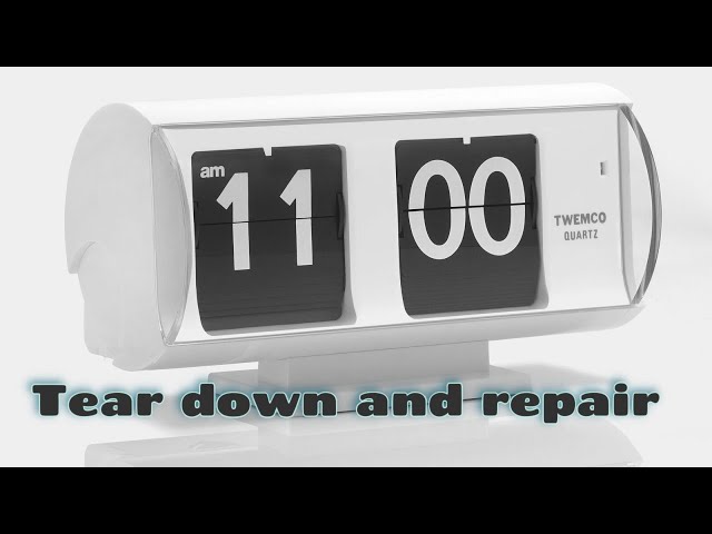 The Twemco QT30T Disassembly and Possible Fix - YouTube
