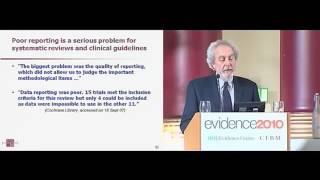 Doug Altman & David Tovey - Improving reporting standards of the evidence base & Usi