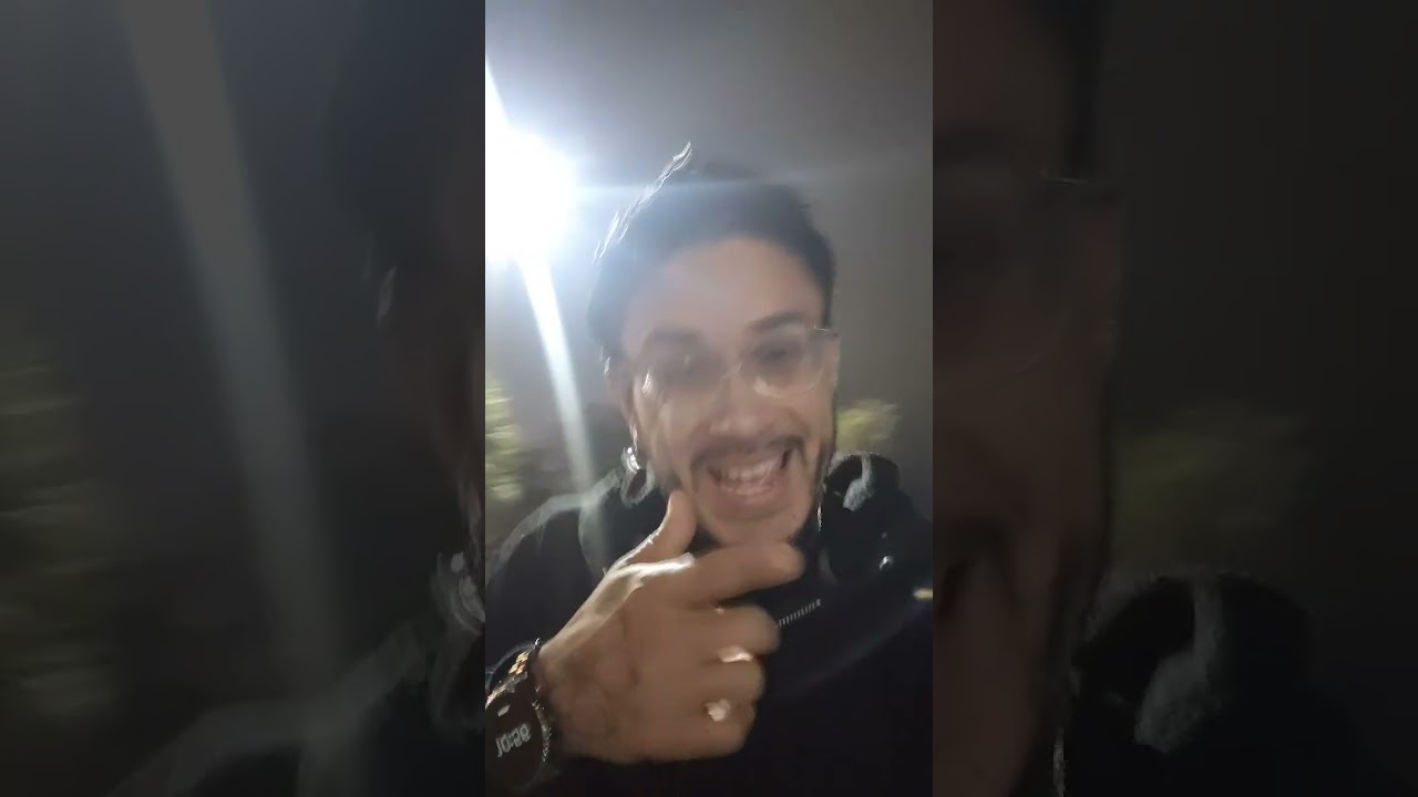 When he trys to stay strong 