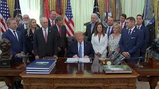 President Trump signs Secure America Act