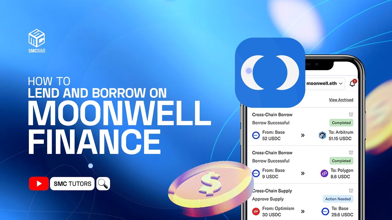 How To Lend And Borrow On Moonwell Finance - YouTube