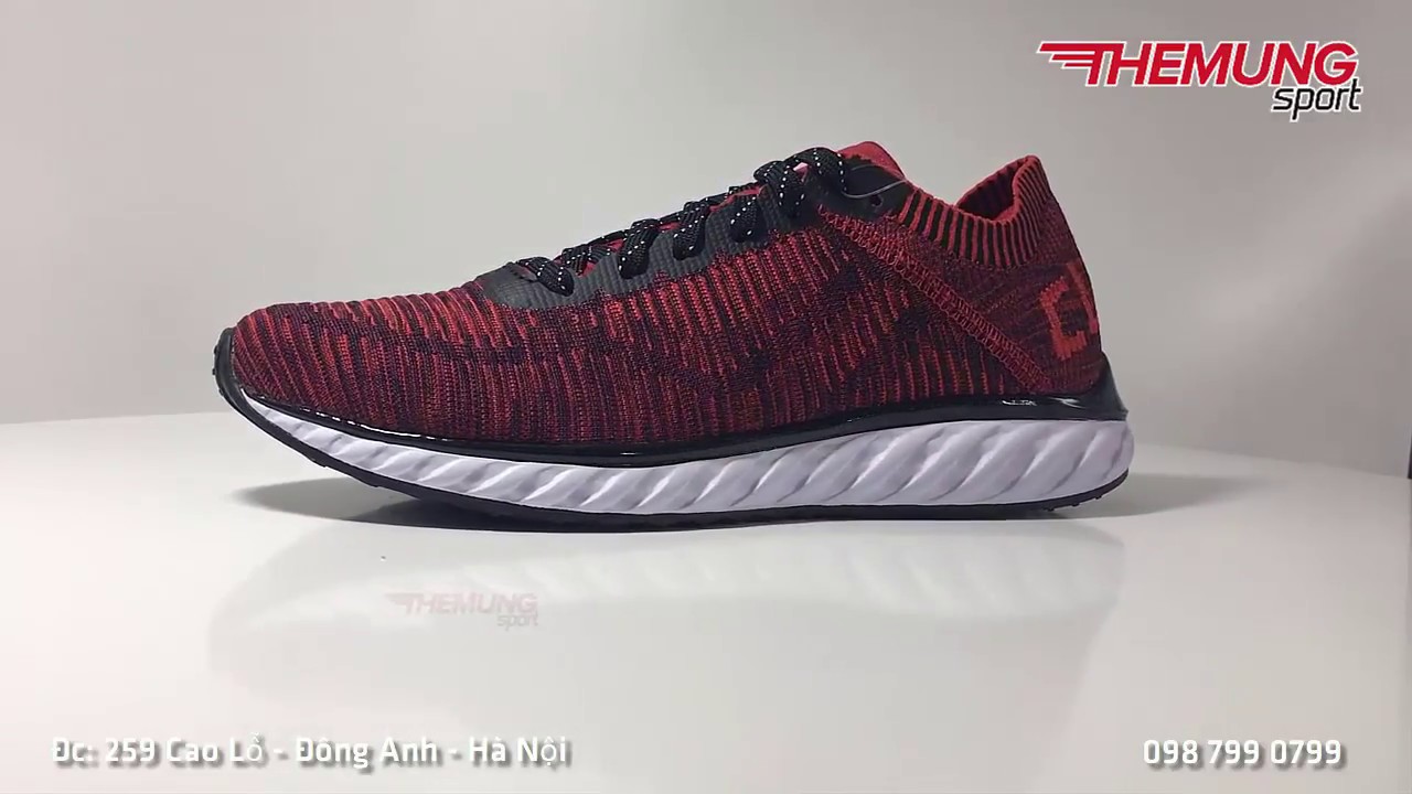 🍁Giày Thể Thao LiNing Nam Chính Hãng 2017 ARHM025-8 (Đỏ Đậm)