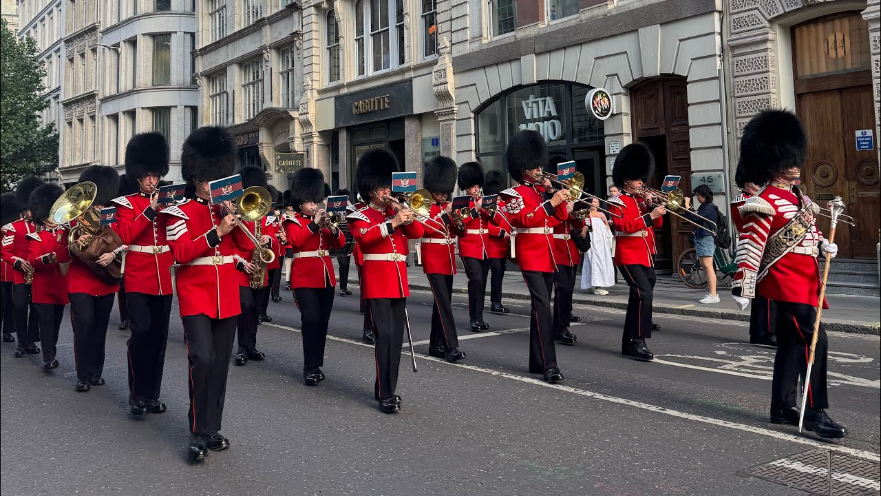 The Regimental Band and Corps of Drums of the Honourable Artillery Company French State Visit London