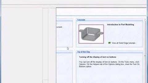 Solid Edge V20: Goal Seeking