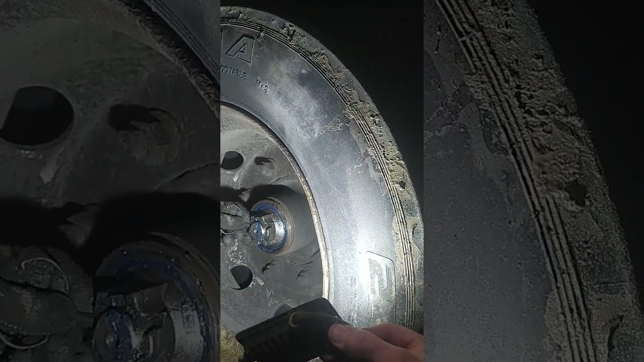 Быстрая регулировка ступичных подшипников оси BPV на прицепе. 