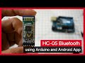Basic Bluetooth Control with Arduino using an editable Android Application