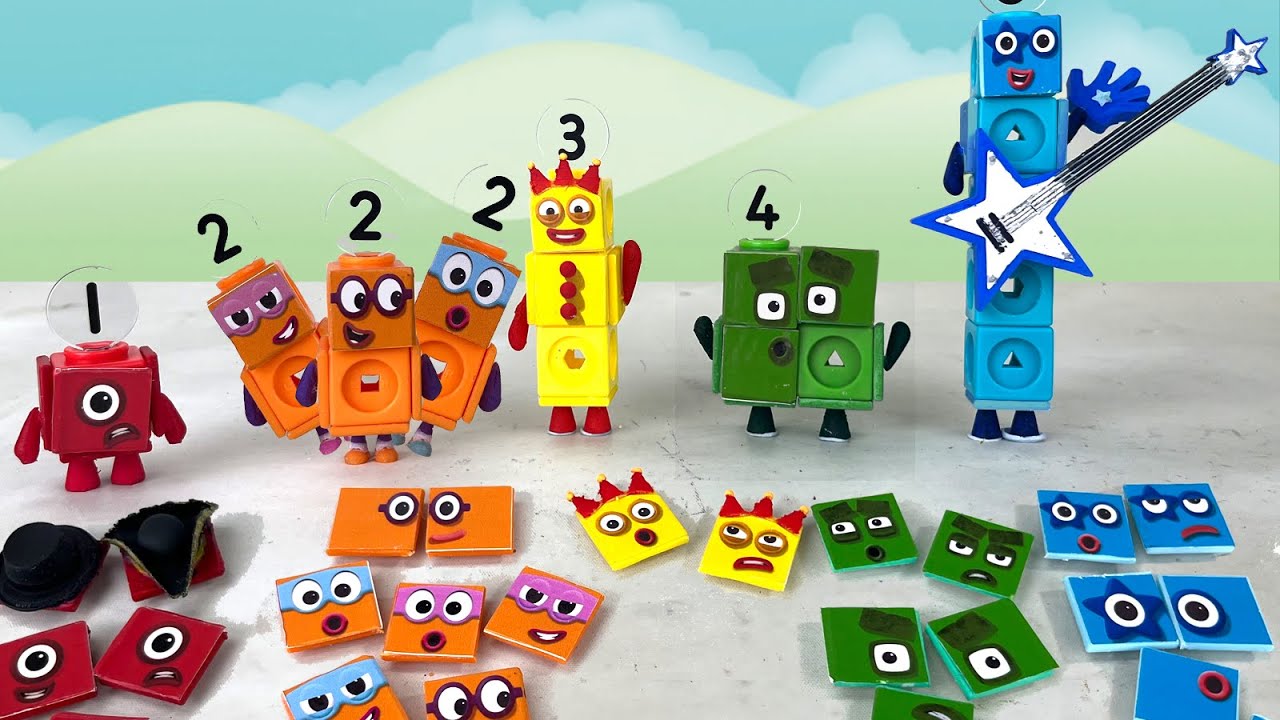 DIY Numberblocks Mathlink Accessories || Keith's Toy Box - YouTube