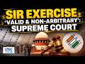 Supreme Court Upholds SIR Exercise, Says SIR Not In Violation Of Representation Of People Act