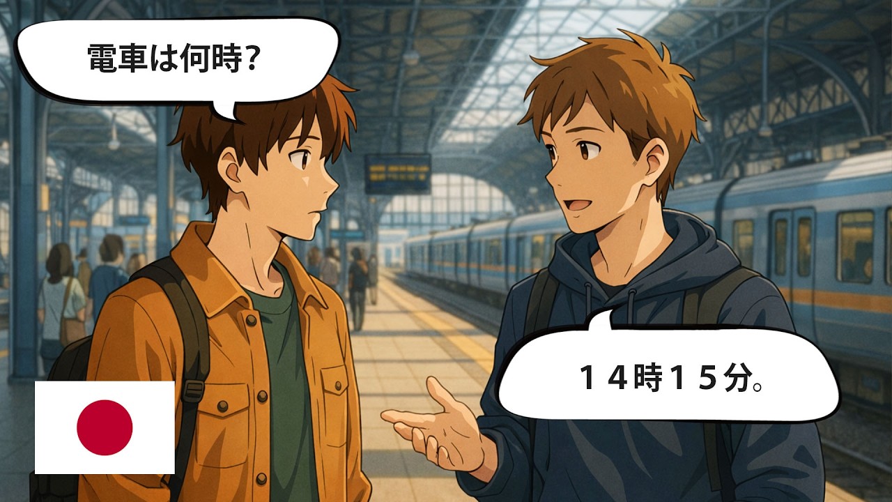 10 коротких японских диалогов для начинающих | Изучение разговорного японского языка (уровни N5-N4)