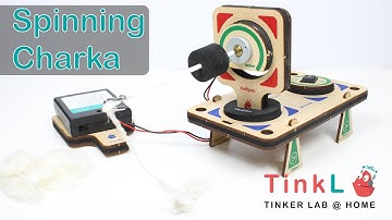 Spinning Charka - Make Your Own Thread | Junior Tinker Lab At Home | New