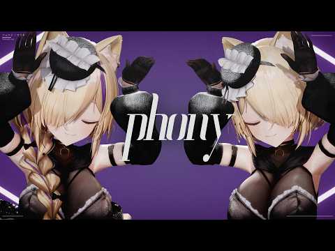 【 #MMD 】 フォニイ / phony - kafu ロイヤルドレス衣装で2人で一緒に踊らせてみた💜🐱🐱💜【#猫咲あんじ #dance #踊ってみた 】