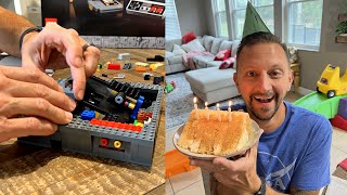 Turning 40! Relaxing Birthday Home Vlog! Presents, Lego Building & Cake!