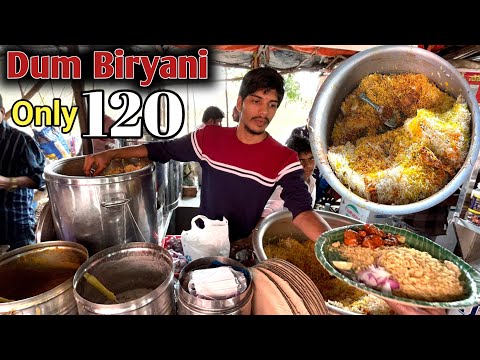 Unlimited Biryani Just 99 Rupees Only |Street Food India | Chicken Dum Biryani | Mutton Dum Biryani