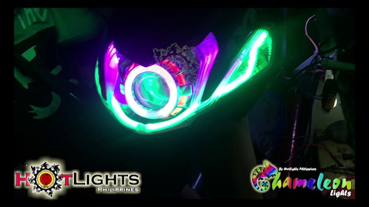 Mio i 125 GTX M3 Chameleon AES HID Projector and Eyeline Light setup ...