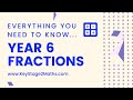 Year 6 fractions  everything you need to know