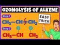 Ozonolysis of alkenes  trick of ozonolysis of alkenes