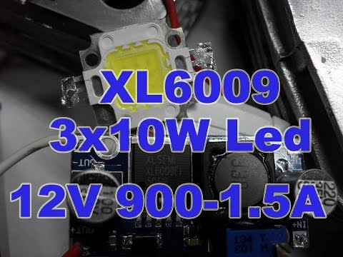 XL6009 3x10W led 900mlA 1 5A 12V БП драйвера с алиэкспресс aliexpress