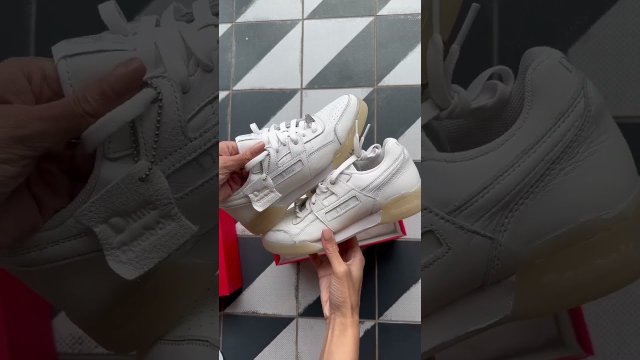 UP CLOSE with the DIME x REEBOK Workout Plus (White) #asmr