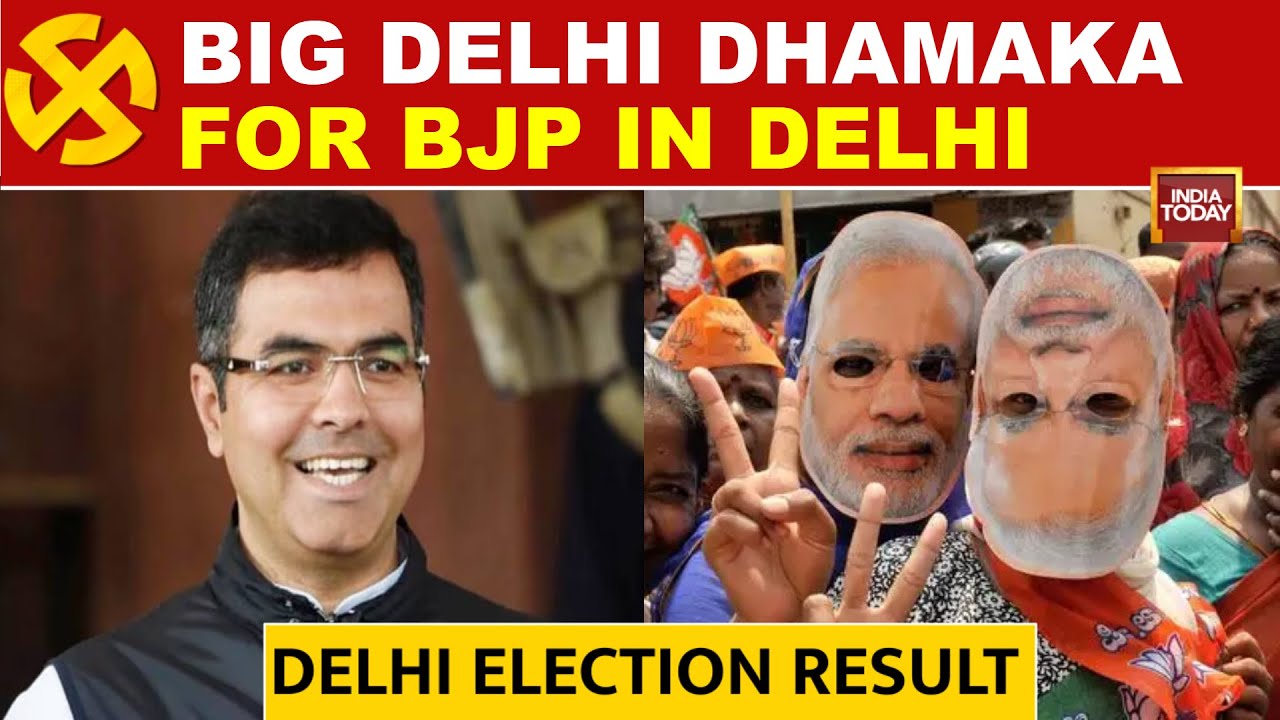 Delhi Election Results 2025: BJP To Win Delhi After 27 Years? | AAP Vs ...