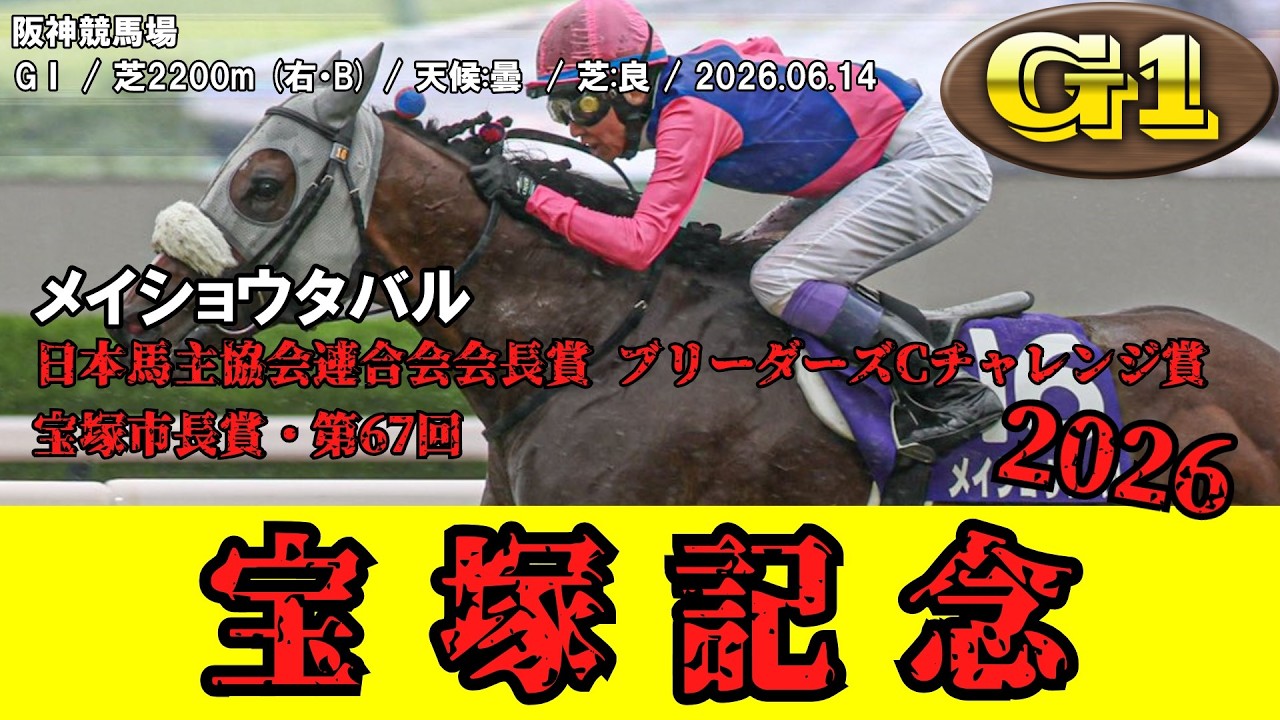 競馬】 宝塚記念 2026 / メイショウタバル - YouTube