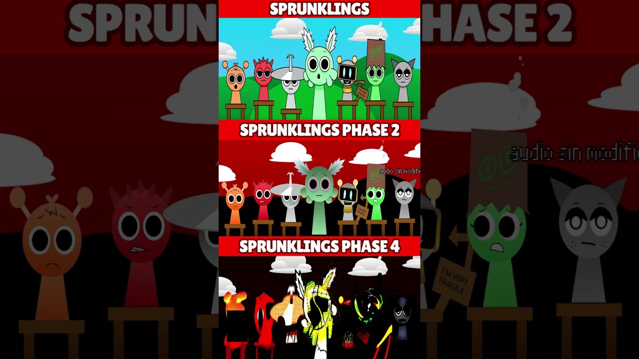 Incredibox Sprunki Sprunklings VS Phase 2 4 MIX VERSION