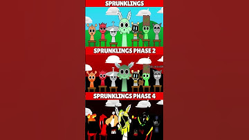 Incredibox Sprunki Sprunklings VS Phase 2 VS Phase 4  *MIX VERSION