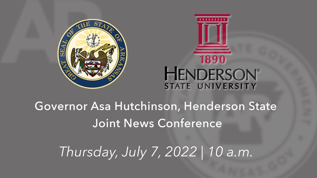 Governor, Education Secretary Johnny Key, Henderson State Leadership Hold Joint News Conference
