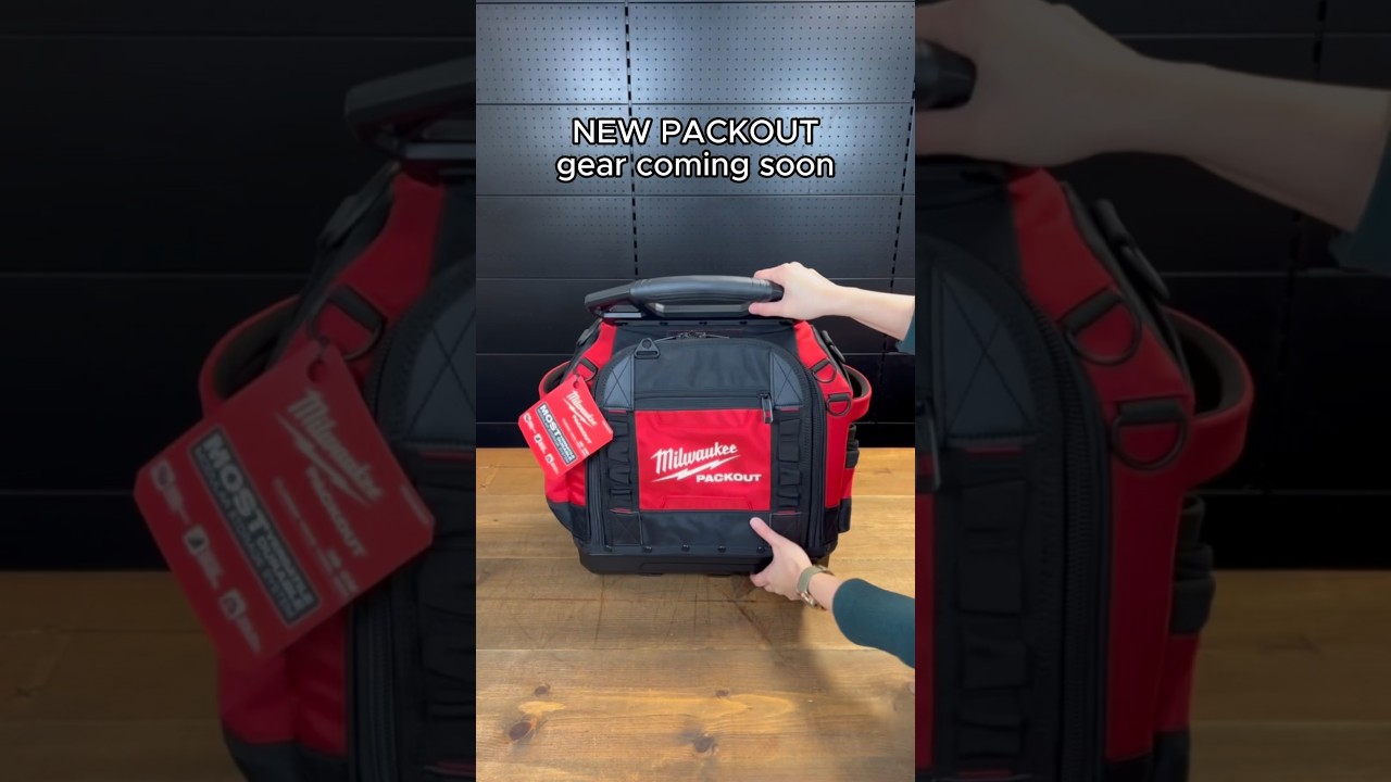 Milwaukee's now dropped a new structured backpack as well as a new PACKOUT Mounting Plate 