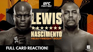 UFC FIGHT NIGHT LEWIS VS NASCIMENTO FULL CARD WATCH ALONG AND FIGHT COMPANION PART 2