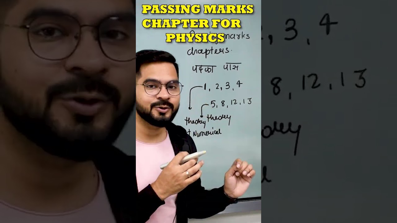 Guaranteed Chapters to get Passing Marks for Backbenchers 🔥🔥|