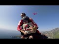 High speed tandem with wingsuits  tandem base  flying frenchies