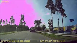 Valga, Estonia to Cēsis, Latvia  - E264 (A3) & P20