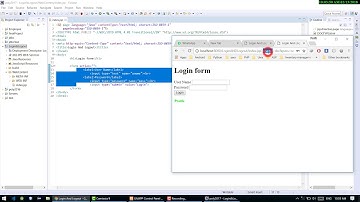 1) login and logout with JSP & Servlate