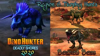 Region 6 (Seared Seas) - Trophy Hunts | Dino Hunter: Deadly Shores screenshot 5