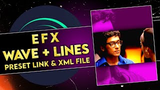Efx Wave + Lines Effects || Efx Video Making || Malayalam Tutorials @KMCMEDIAEditz screenshot 2