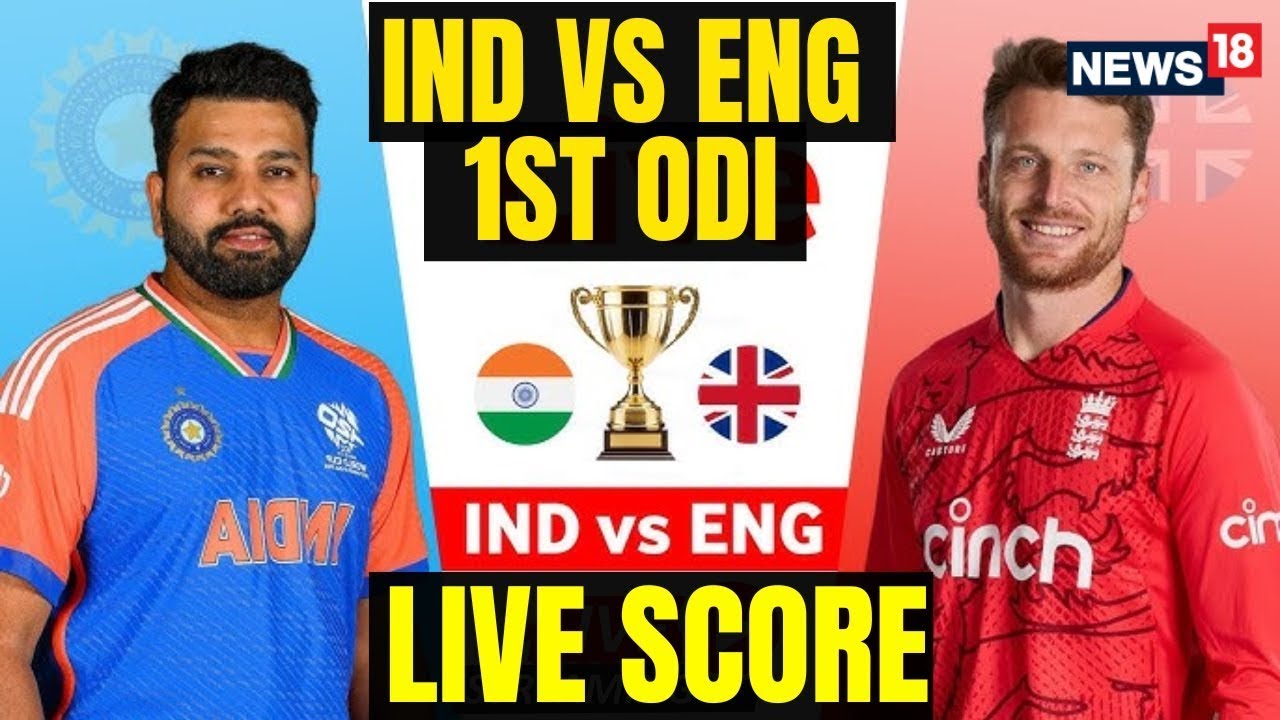 India vs England, 1st ODI | Live Cricket Match Today | IND vs ENG Live ...
