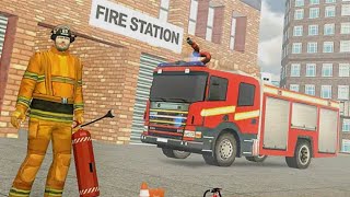 Mobil Pemadam Kebakaran Memadamkan Api Dan Menyelamatkan Kucing | Fire Truck Rescue Simulator 3D screenshot 5