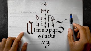 Gothic Calligraphy Composition | Calligraphy By Priyansh