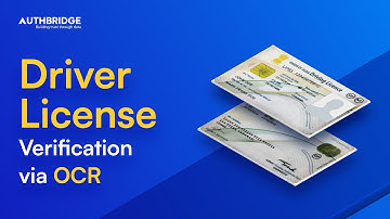 Verify Driving License (DL) Details Via OCR Within 5 Seconds | DL Verification API - AuthBridge