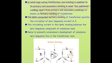 Why tertiary winding is used in transformer? #shorts #shortsfeed #youtubeshorts #basicelectrical
