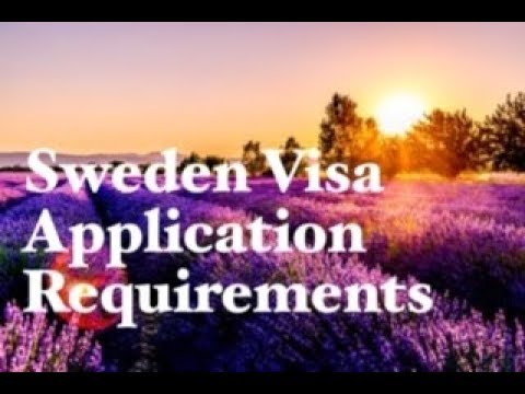 Video: What Documents Are Needed For A Visa To Sweden